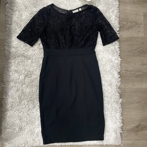 Eva Mendes x NY & Co Black Dress- Size 6 - Picture 1 of 11
